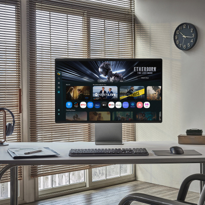 Monitor i mençur Samsung M90SF S32FM900SU, 32", 4K, i bardhë