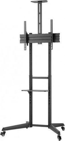 Stendë TV Goobay Presentation Stand Pro L 59508, VESA 600x400, me rrota, e zezë