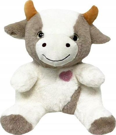 Lodër pellushi Tulilo Magdalenka Cow, 27cm, shumë e butë, shumëngjyrëshe