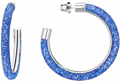 Vathë Swarovski Stardust Blue Hoop 5199207