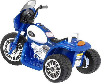 Motor elektrik për fëmijë Ramiz Chopper, 6V, 3 rrota, blu