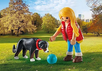 Set lodrash Playmobil My Life qen Bernese me personazh 71738, 5 pjesë, për kalamaj