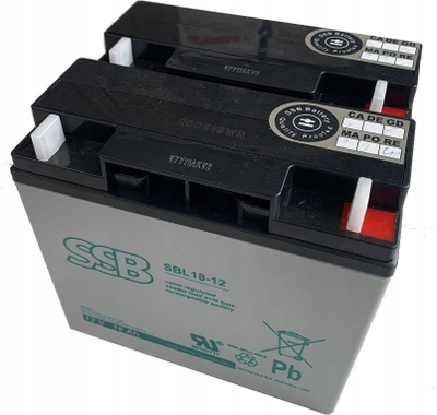 Bateri SSB SBL, 18Ah, 12V, e zezë