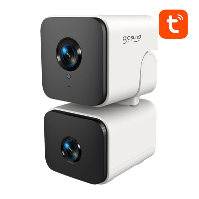 Kamerë sigurie smart Gosund PC12, 4MP, WiFi Dual, e bardhë