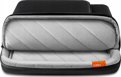 Çantë mbrojtëse për laptop Tomtoc 360, 13.3", me dorezë, gri