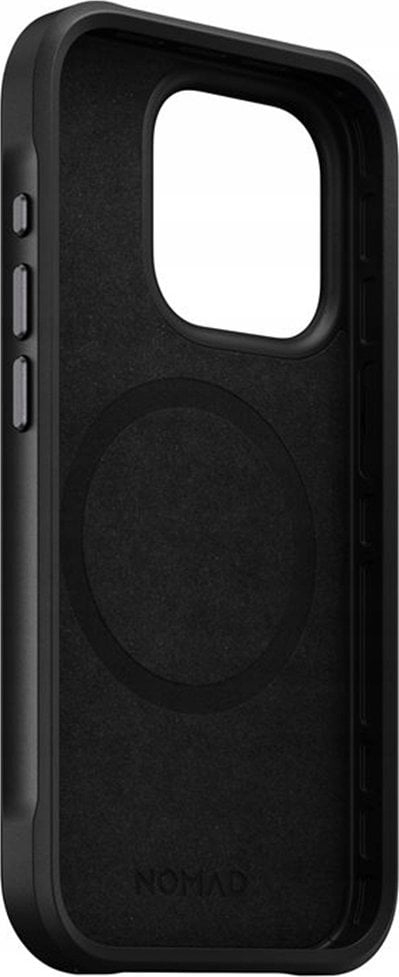 Mbrojtëse telefoni Nomad Rugged Case për iPhone 15 Pro, me MagSafe, ngjyrë e zezë