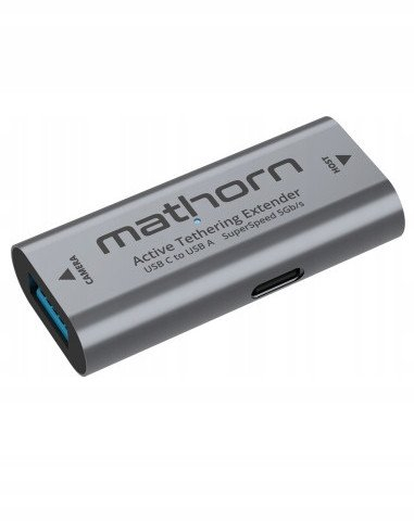 Kabllo zgjatëse aktive Mathorn USB C në USB A, 20m, 5 Gb/s, e zezë