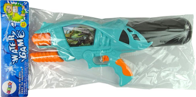 Pistoletë me ujë Leantoys Garden Rifle Dinosaurs, 1100 ml, për kalamaj 3+, jeshile me portokalli