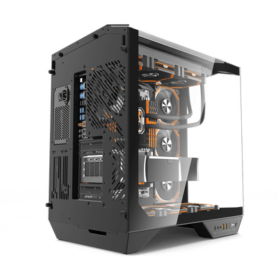 Kasë Darkflash DY470, M-Tower, e zezë