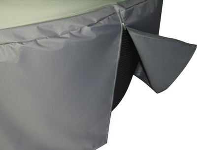 Mbulesë kopshti Beliani Rain Cover Chuva, 170x160x75 cm, PVC, gri