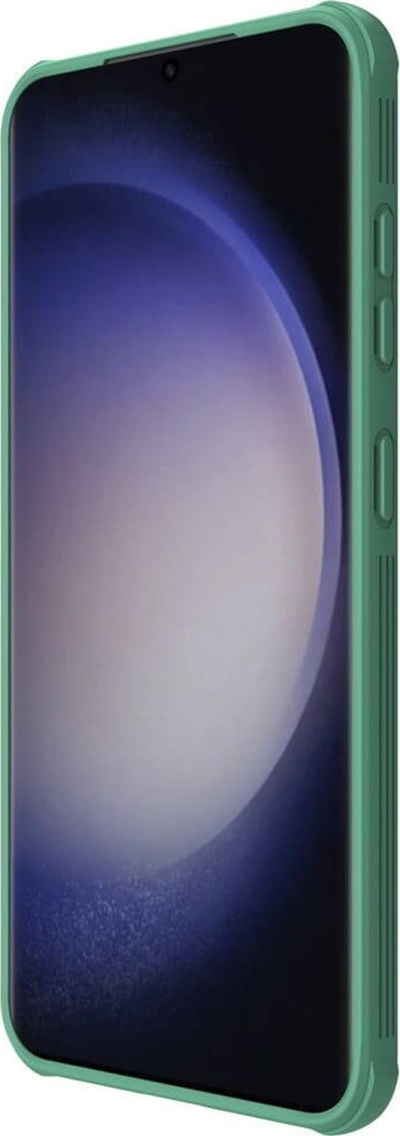 Mbrojtëse telefoni Nillkin CamShield Pro për Samsung Galaxy S24, me kapak kamere që rrëshqet, PC + TPU, jeshile