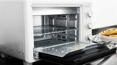 Mini furrë elektrike Cecotec Bake&Toast 2600 White 4Pizza, 26L, konvekcion, e bardhë