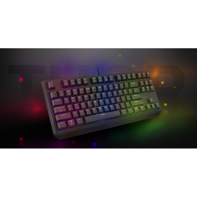 Tastierë mekanike Genesis Thor 230 TKL, Outemu Red, RGB, e zezë