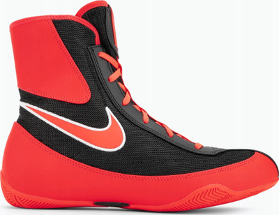 Këpucë boksi Nike Machomai 2 321819 002, të larta, me rrjetë që ajroset, të zeza me të kuqe