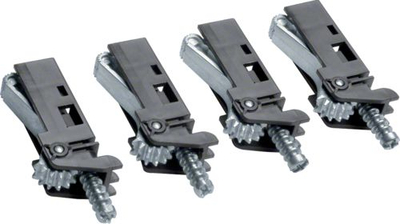 Set montimi për mur gips Hager Volta VZ405N, për panele elektrike, plastikë, i bardhë