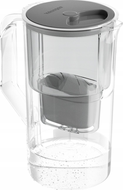 Kannë filtrimi Wessper AquaMax Basic, 3.3L, filtër karbon aktiv, gri