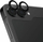 Mbrojtës lente kamere Uniq Optix për Samsung Galaxy Z Flip6, xham i fortifikuar, alumin, i zi Midnight