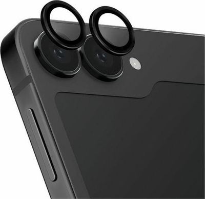 Mbrojtës lente kamere Uniq Optix për Samsung Galaxy Z Flip6, xham i fortifikuar, alumin, i zi Midnight