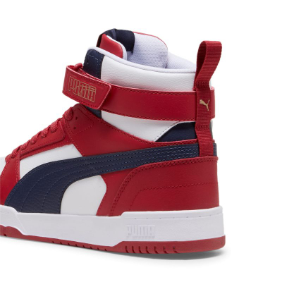Машки патики Puma RBD Game M 385839 23, гумен ѓон, со врвки, црвено сино бело