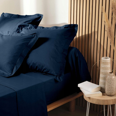 Çarçaf dopjo shtrati Douceur d'intérieur Cotton Fitted Sheet 140x190, 100% pambuk organik, taupe