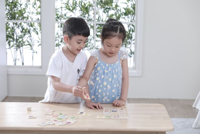 Loja edukative druri Viga Toys Learning Puzzle Sort the Senses, 37 copa, shumëngjyrëshe