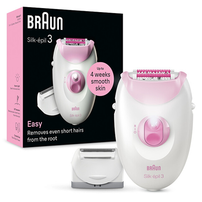 Epilator Braun Silk-épil 3 3-031, i bardhë