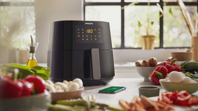Fritezë ajri Philips HD9280/70, 6.2L, 1.2 kg, e zezë