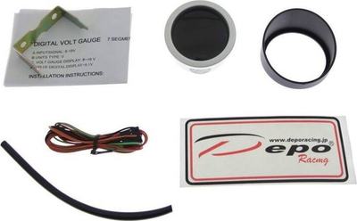 Tachometër Depo Gauge DBL 52mm, elektronik, me dritë blu