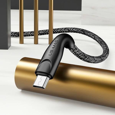 Kabllo USB Usams U31, USB-A në microUSB, 3 m, e kuqe