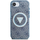 Футрола за телефон Guess IML Metal Glitter 4G Circle Triangle за iPhone 16E, со MagSafe, сина