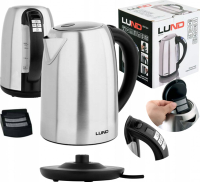 Shtekator elektrik Tefal Bronx, 1.7L, çelik inox, ngjyrë argjendi