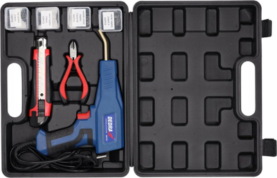 Makineri saldimi plastike Dedra, 50W, set 500 copë, blu