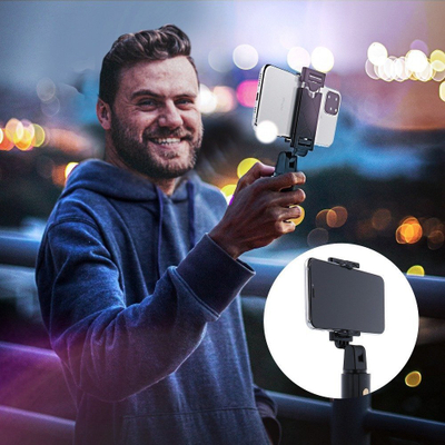 Selfie stick edhe tripod RoGer RO SELF 2IN1, me telekomandë Bluetooth, teleskopik, i zi