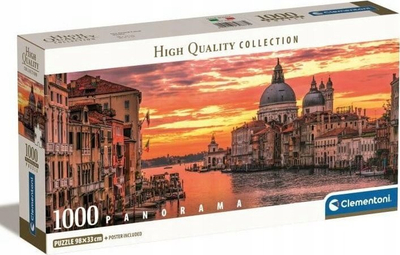 Puzzle Clementoni Venice the Grand Canal, 1000 copa, shumëngjyrësh