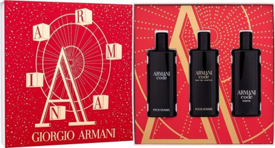 Set dhurate për burra Giorgio Armani Code Pour Homme, 3 copë, 3x15ml