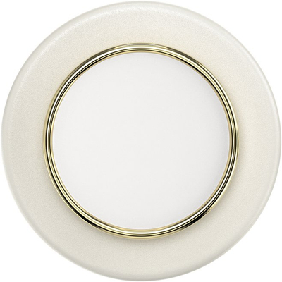 Аксесоар за телефон PopSockets Enamel Coconut Cream MagSafe PopGrip, магнетен, бел