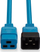Kabllo rryme Lindy IEC C19 në C20, 3m, 16A 250V, blu