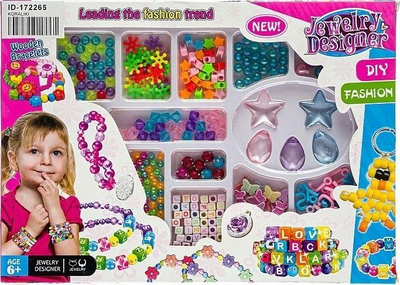 Set rruazash Adar Beads 544888, për bizhuteri me fantazi, për kalamaj 3+