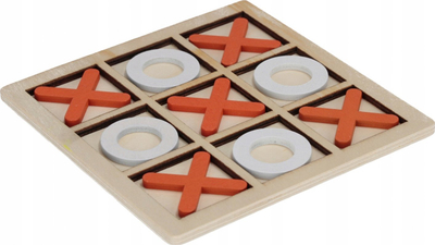Lojë tavoline Mega Creative Tic Tac Toe 547579, dru, për fëmijë 3+, shumëngjyrëshe