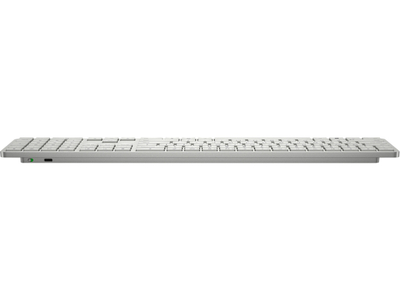 Tastierë wireless HP 970, butona të programueshëm, e bardhë