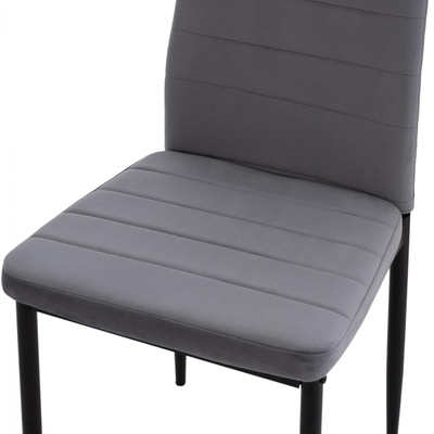Karrige metalike velvet (HM0037.31), gri