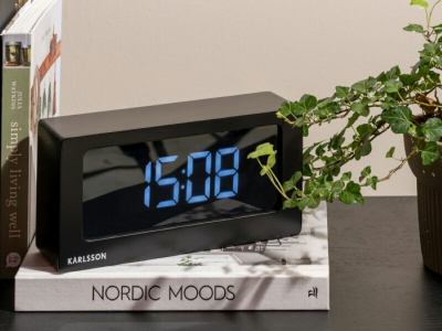 Orë tavoline me alarm Karlsson KA5868BK