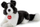 Lodër pelushi Trudi Border Collie M, qenush, shumëngjyrëshe