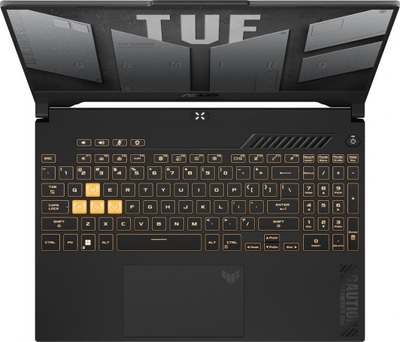 Laptop Asus TUF Gaming F15, 15.6", Intel Core i7-12700H, 16GB RAM, 512GB SSD, NVIDIA GeForce RTX 4060, i hirtë i errët