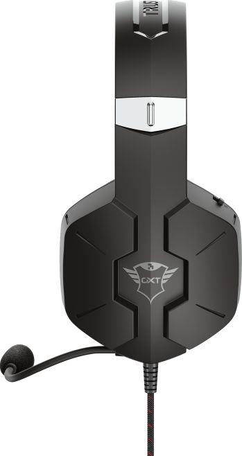 Kufje gaming Trust GXT 323 Carus, me mikrofon, 3.5mm, të zeza me të kuqe