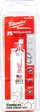 Set tehe sharrë Milwaukee The Torch SAWZALL, 6", 18 TPI, 25 copë