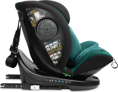 Sedilje auto Coccolle Mokki i-Size Emerald, 40-150 cm, rrotullim 360°, jeshile