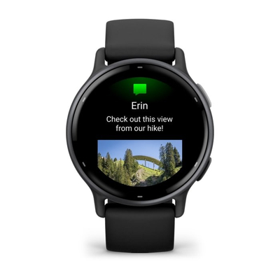 Ora inteligjente Garmin vívoactive 5, AMOLED, 14 ditë bateri, e zezë Slate