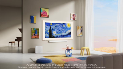 Set TV TCL 55A300PRO QLED Pro, 55", 4K UHD, soundbar 3.1.2 me subwoofer, ngjyrë e artë