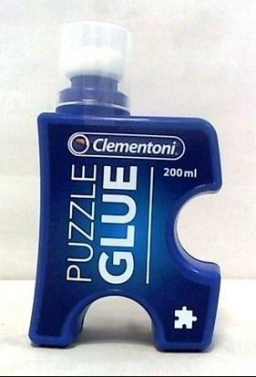 Ngjitës për puzzle Clementoni Liquid Glue, 200ml, aplikim me sfungjer, transparent